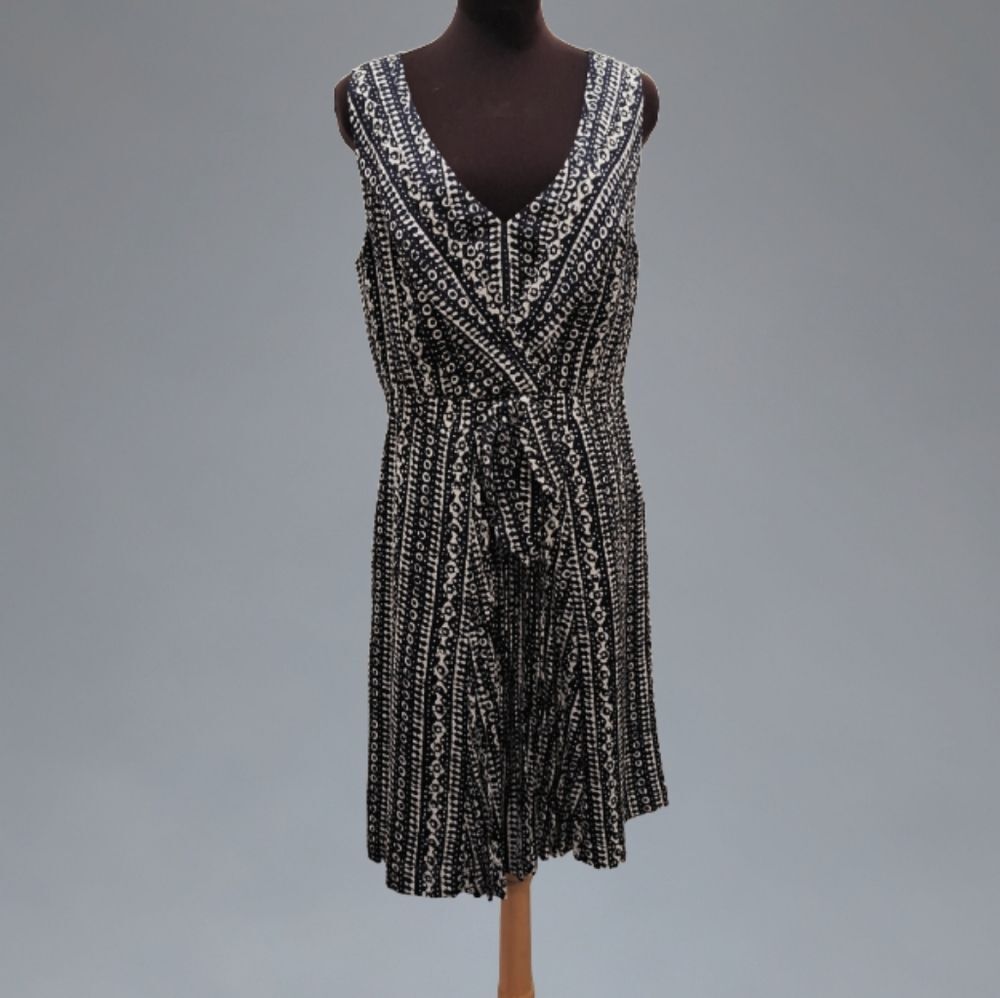 Tory Burch Silk Dress Wrap Dress Size 10 - Picture 2 of 8